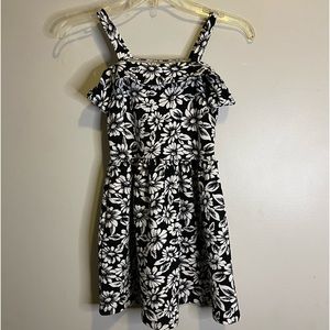Knitworks Dress Size7 Girls Floral Off Shoulder